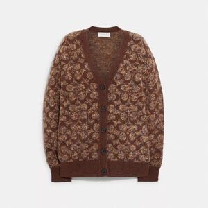Coach monogram signature cardigan